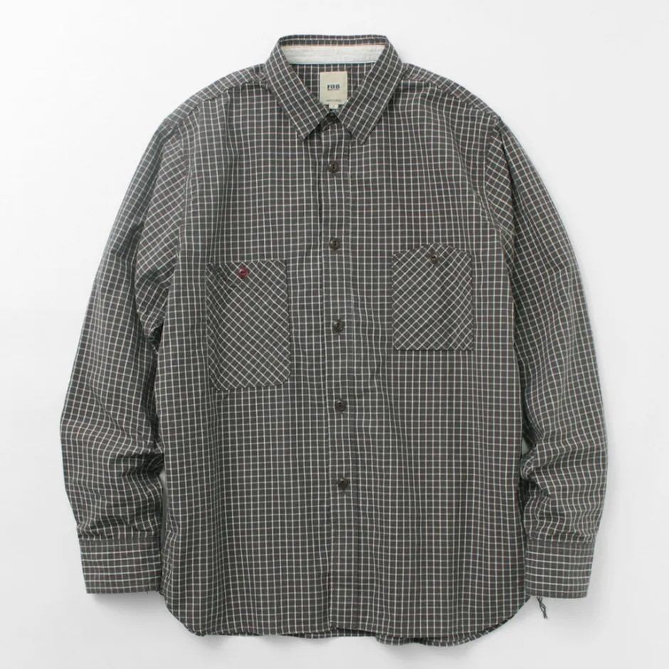 Shirts^FOB FACTORY / F3489 GRAPH CHECK WORK SHIRT