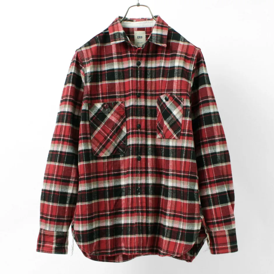 Shirts^FOB FACTORY / F3481 HEAVY NEL WORK SHIRT