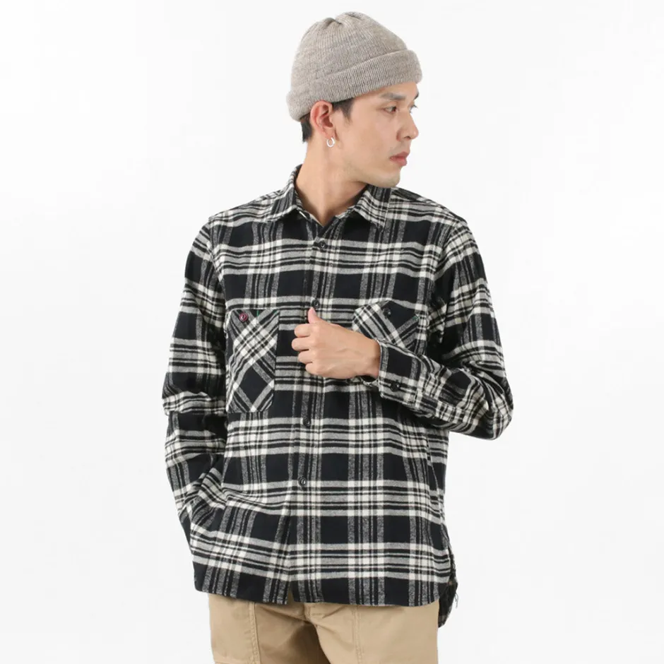 Shirts^FOB FACTORY / F3481 HEAVY NEL WORK SHIRT