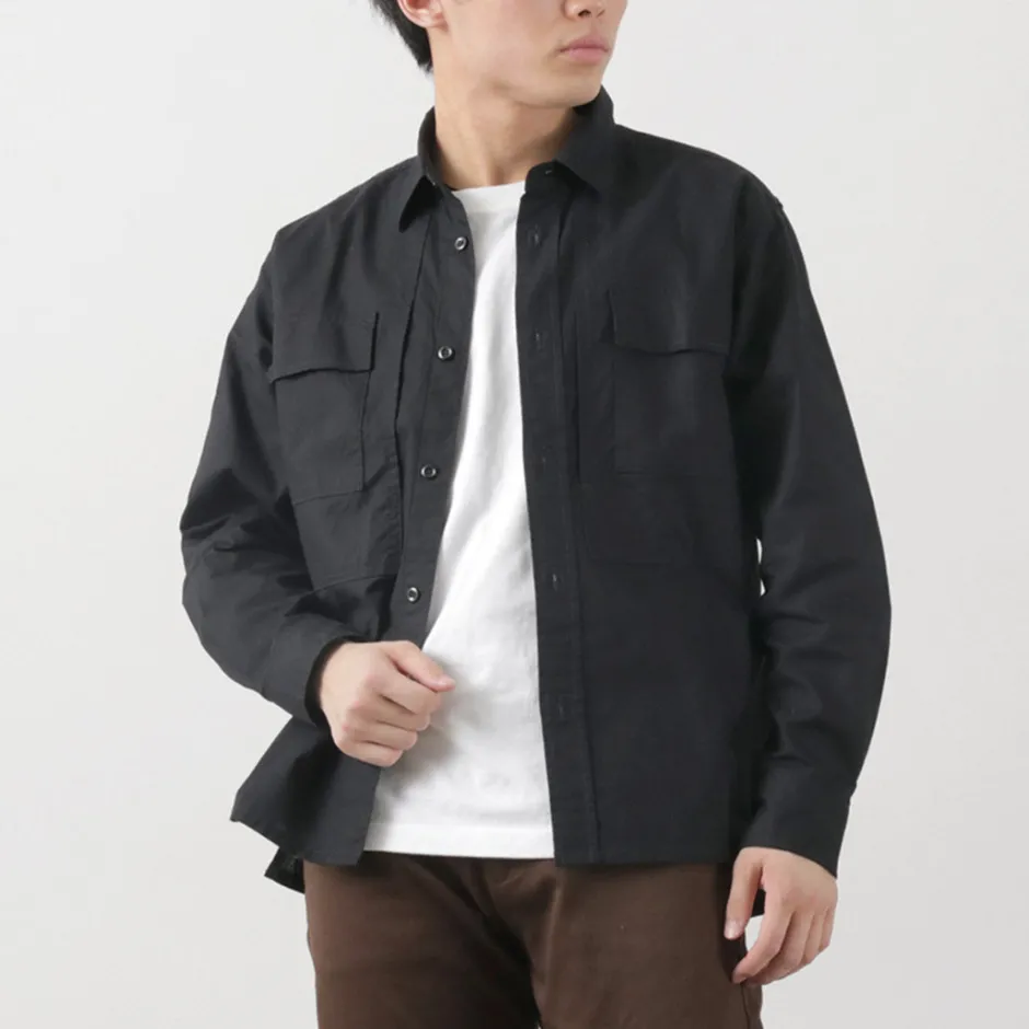 Shirts^FOB FACTORY / F3498 Long sleeve field shirt