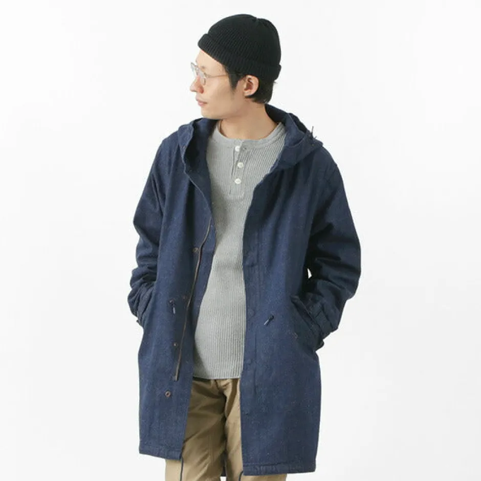 Coats^FOB FACTORY / F2420 M-51 denim shell parka one-wash