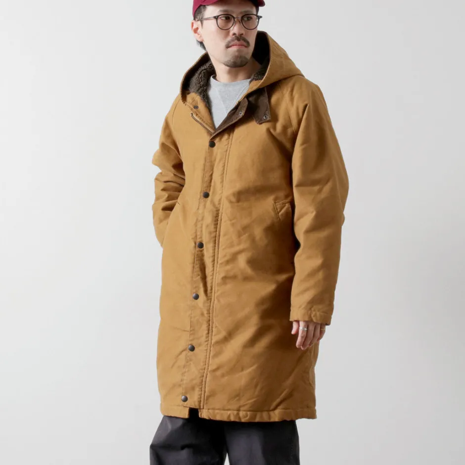 Coats^FOB FACTORY / F2450 Moleskin Hood Coat