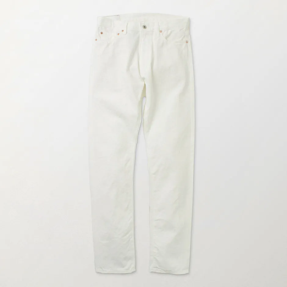 Jeans^FOB FACTORY / F1153 Denim 60 Twill 5P white