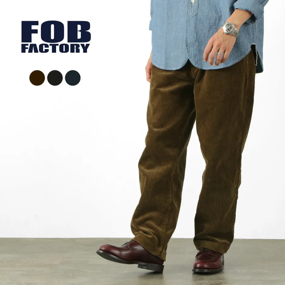 Trousers^FOB FACTORY / Wide Well Corduroy Pants