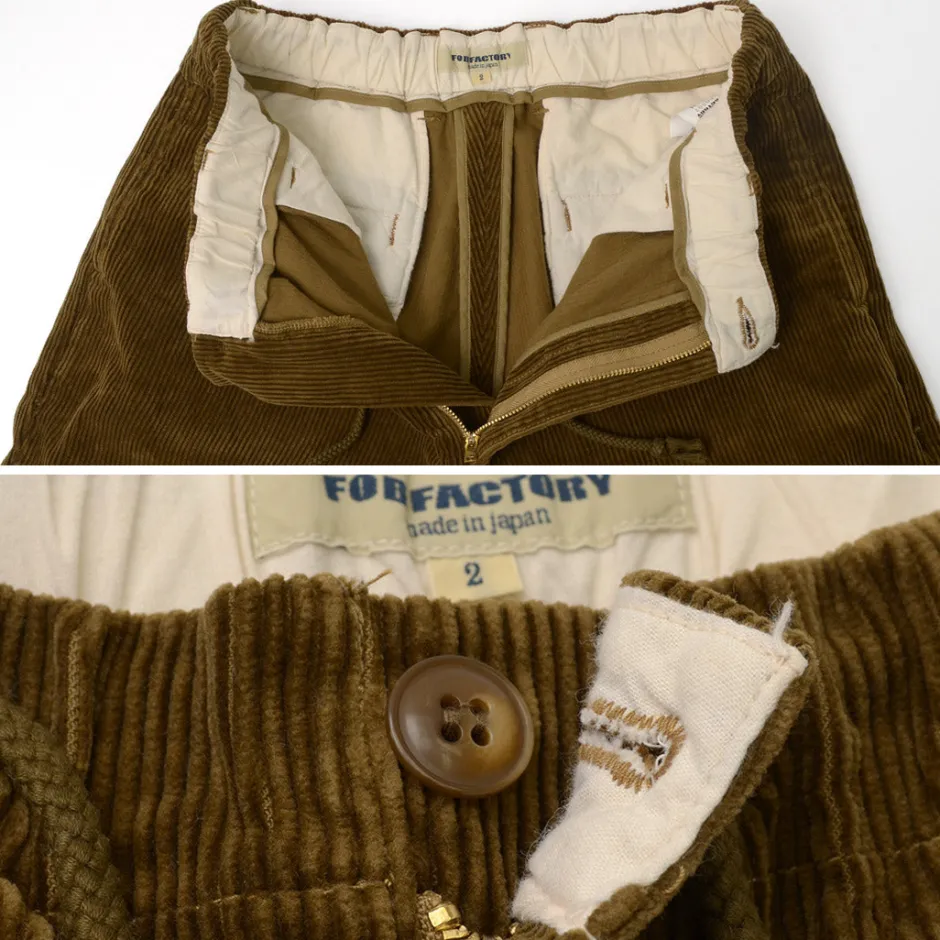 Trousers^FOB FACTORY / Wide Well Corduroy Pants