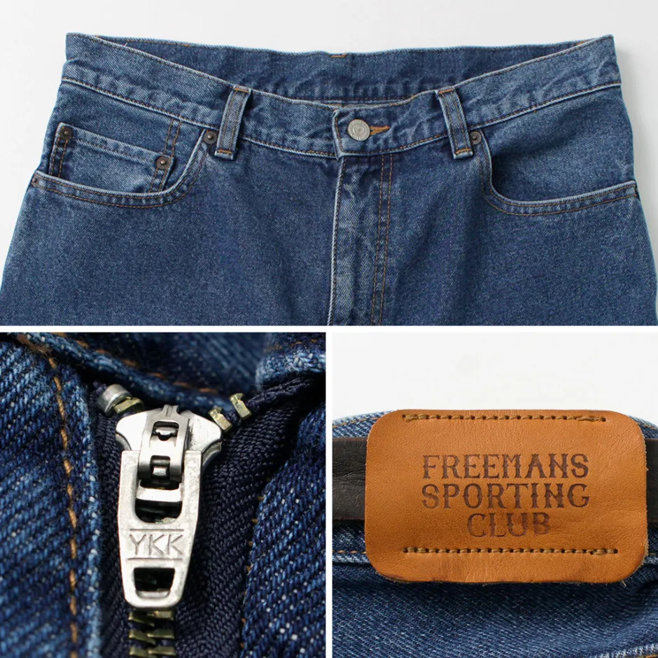 Jeans^FREEMANS SPORTING CLUB / Francis Boots Cut Jeans Center Crease denim