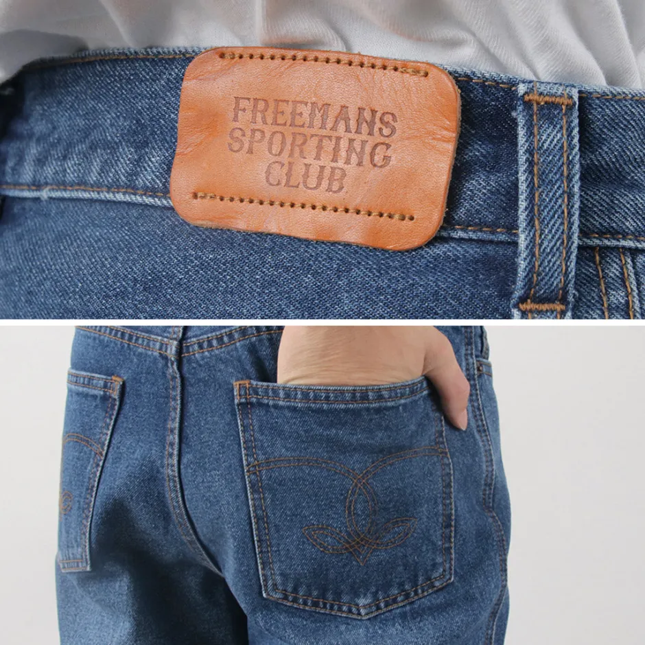 Jeans^FREEMANS SPORTING CLUB / Francis Boots Cut Jeans Center Crease denim