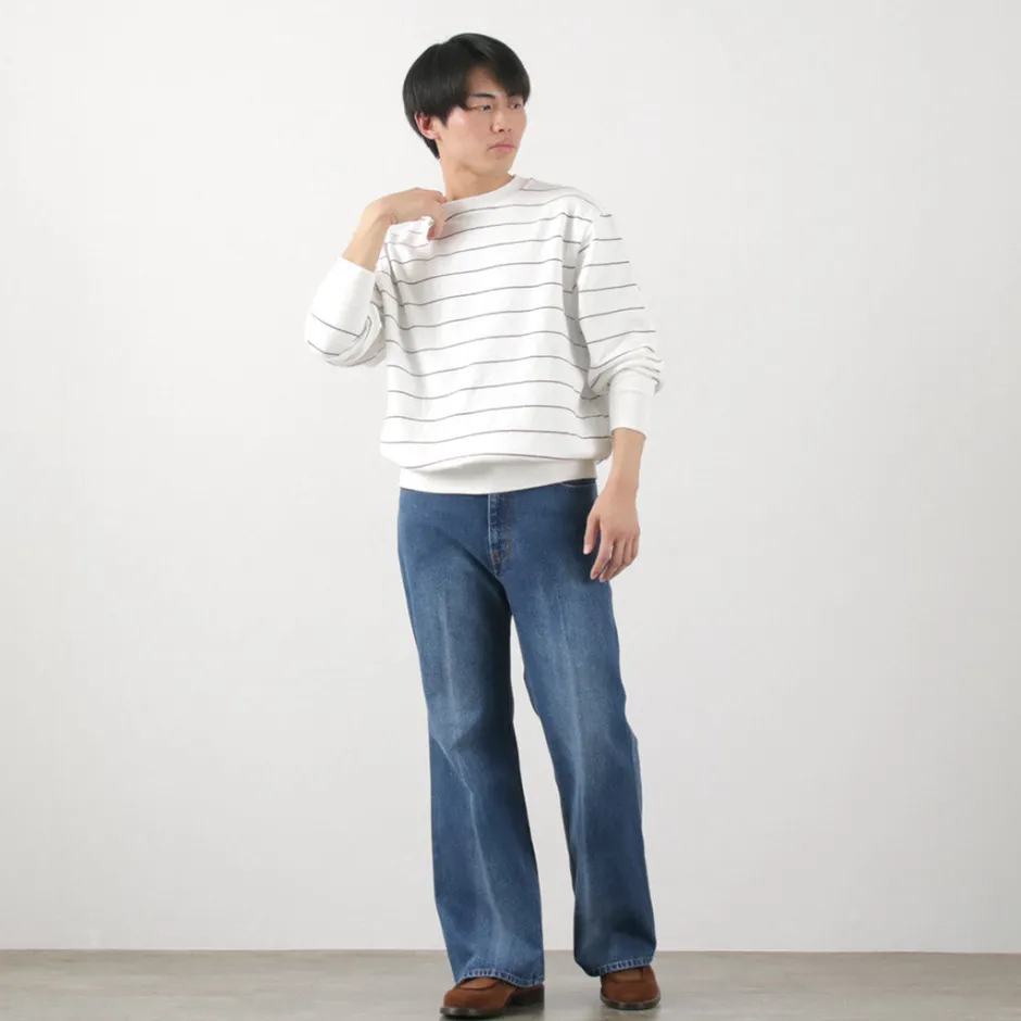 Jeans^FREEMANS SPORTING CLUB / Francis Boots Cut Jeans Center Crease denim