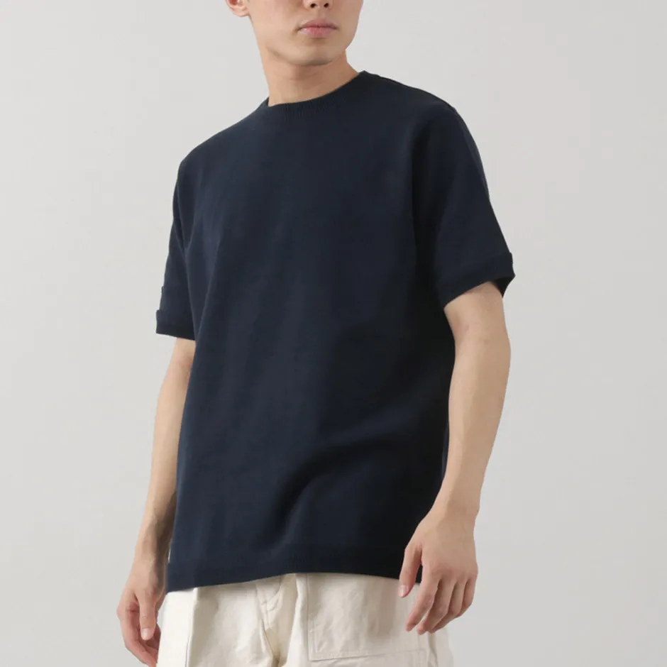 Knits^FUJITO / Crew Neck Knit T-Shirt