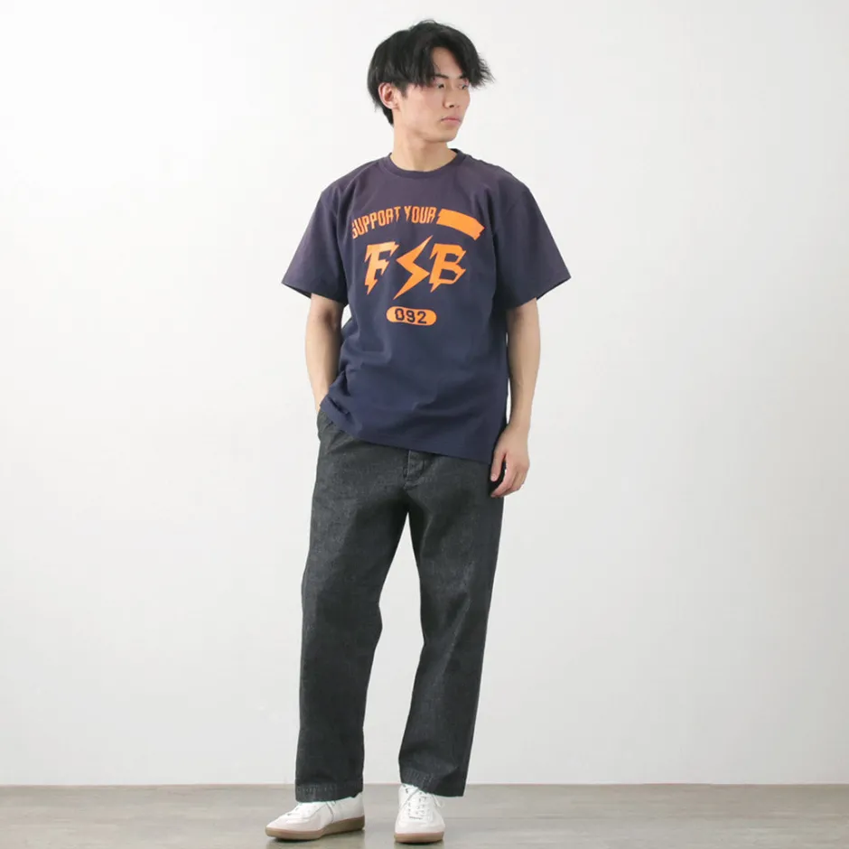 T-Shirts^FUJITO / Short Sleeve T-Shirt Impulse Logo Vintage Finish