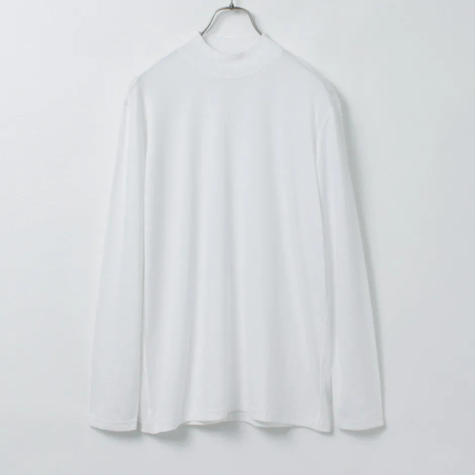 T-Shirts^FYNELYNE ENGINEERED BY LIFILL / Cotton Long Sleeve Mock Neck T-Shirt
