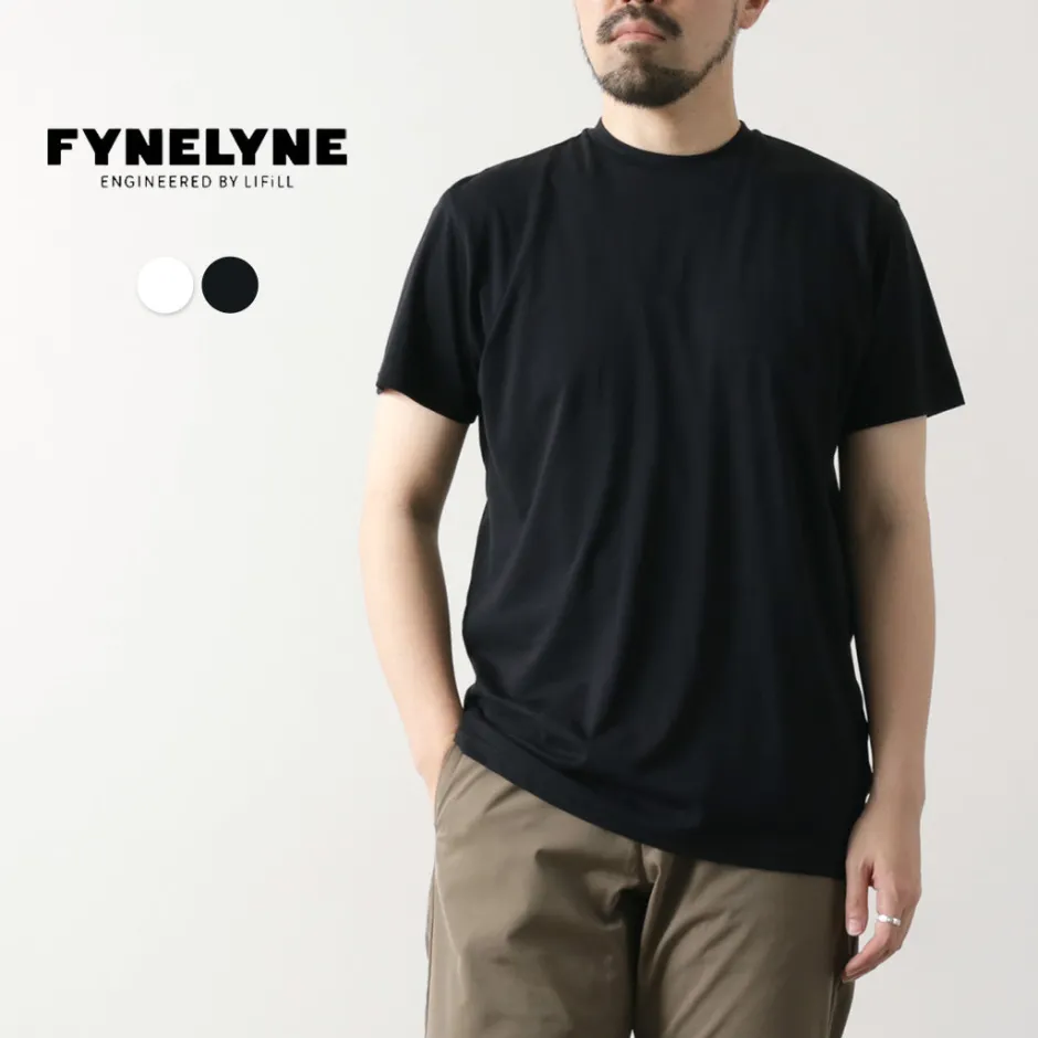 T-Shirts^FYNELYNE ENGINEERED BY LIFILL / Cottony Short Sleeve Crew Neck T-Shirt