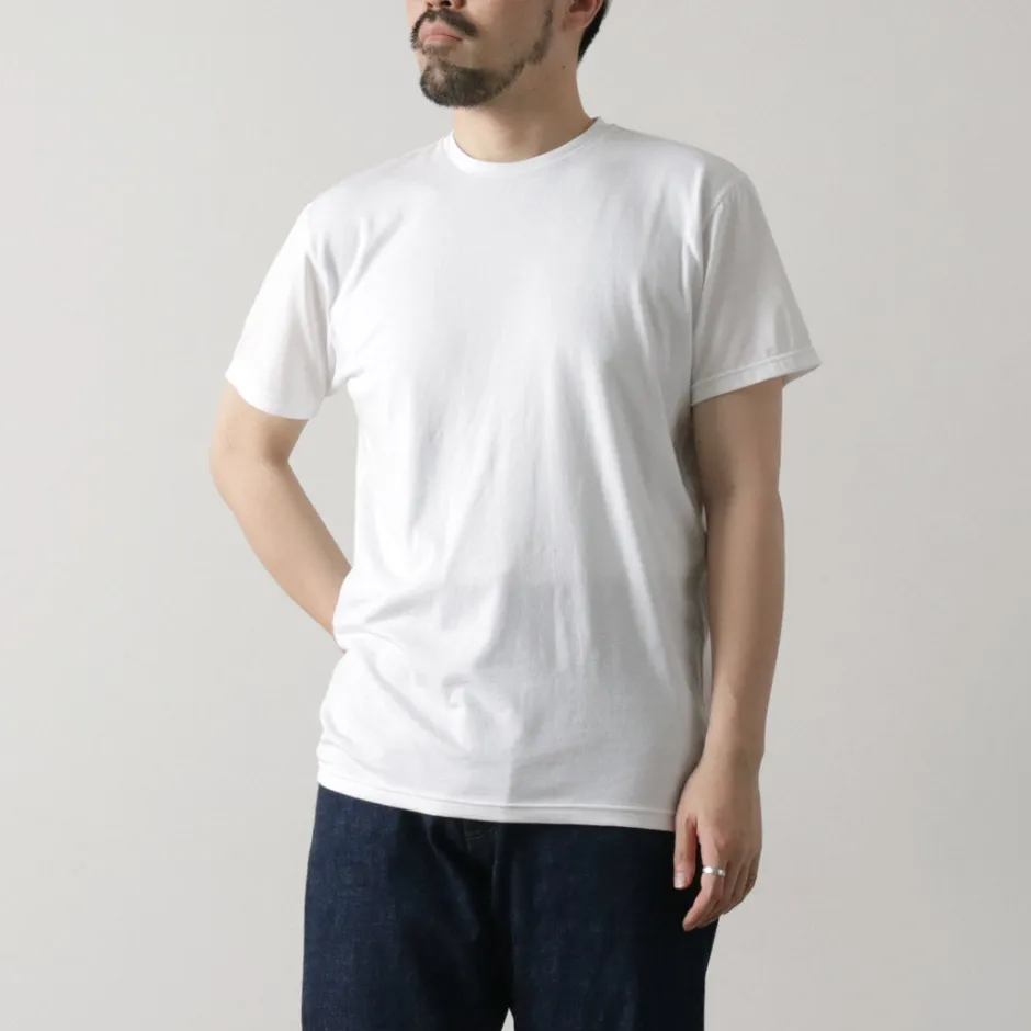 T-Shirts^FYNELYNE ENGINEERED BY LIFILL / Cottony Short Sleeve Crew Neck T-Shirt