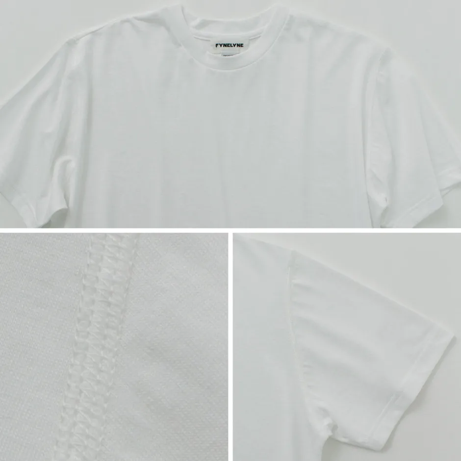 T-Shirts^FYNELYNE ENGINEERED BY LIFILL / Cottony Short Sleeve Crew Neck T-Shirt
