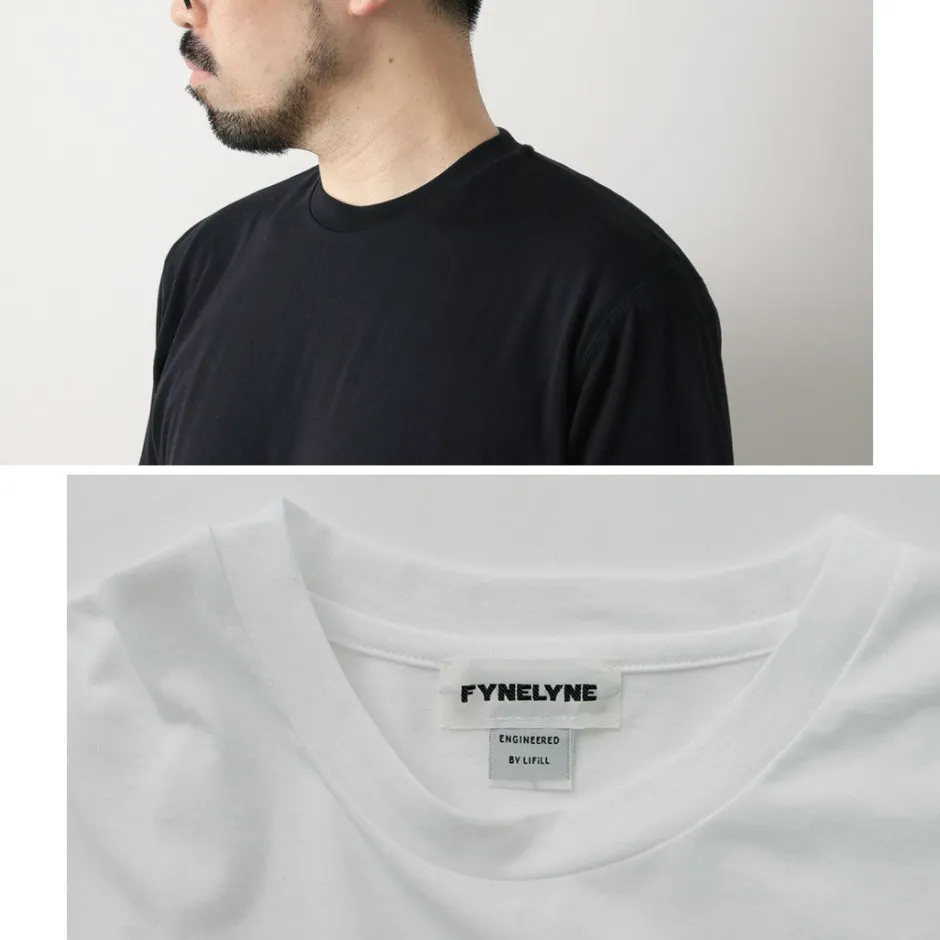 T-Shirts^FYNELYNE ENGINEERED BY LIFILL / Cottony Short Sleeve Crew Neck T-Shirt