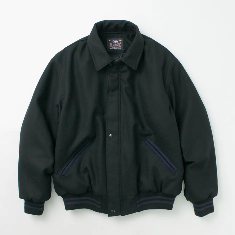 Jackets^GAME SPORTSWEAR / Versity Jacket black