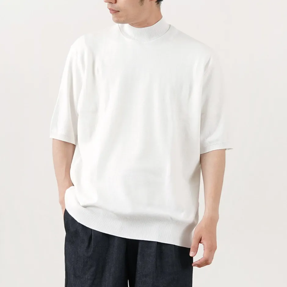 Knits^GICIPI / Calamaro Mock neck Relaxed fit Knit and sew