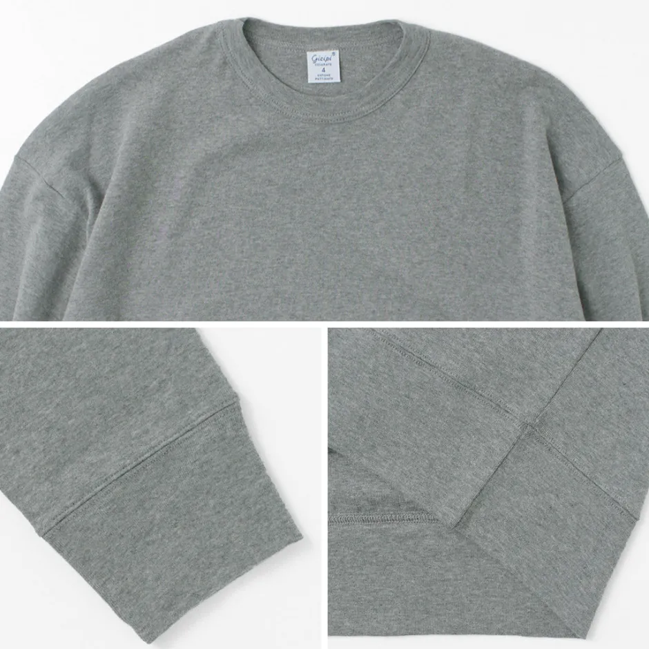 T-Shirts^GICIPI / RAZZA RAZZA Crew Neck Long Sleeve Cut and Sewn