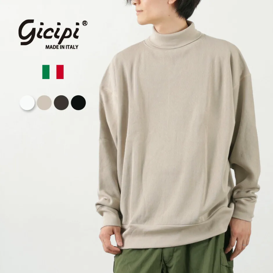 Knits^GICIPI / SCIMMIA Mockneck Ribbed Long Sleeve Milano Rib Knit Sewn