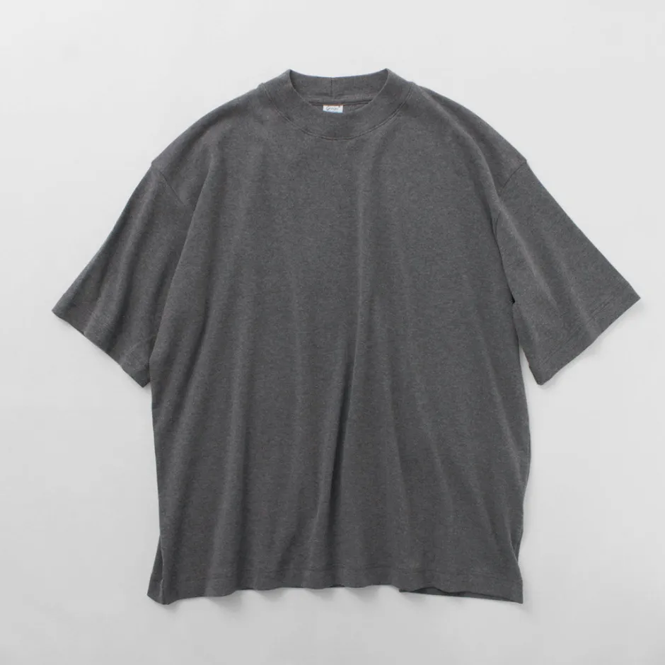 T-Shirts^GICIPI / VONGOLA Mock Neck Relaxed Fit Milled T-Shirt