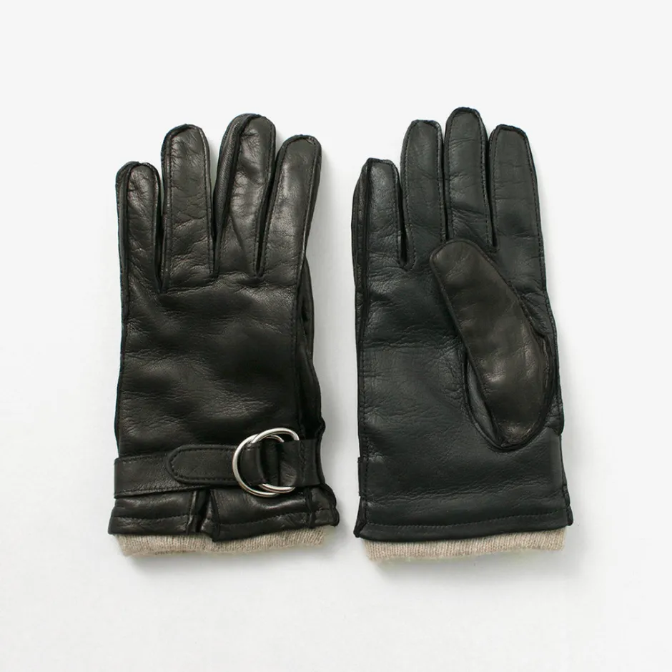 Gloves^GLOVES / Touch Lambskin Ring Belt