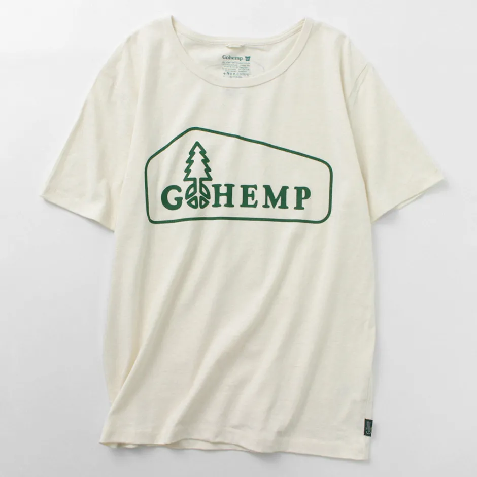 T-Shirts^GOHEMP / Box Logo Basic Short Sleeve T-Shirt