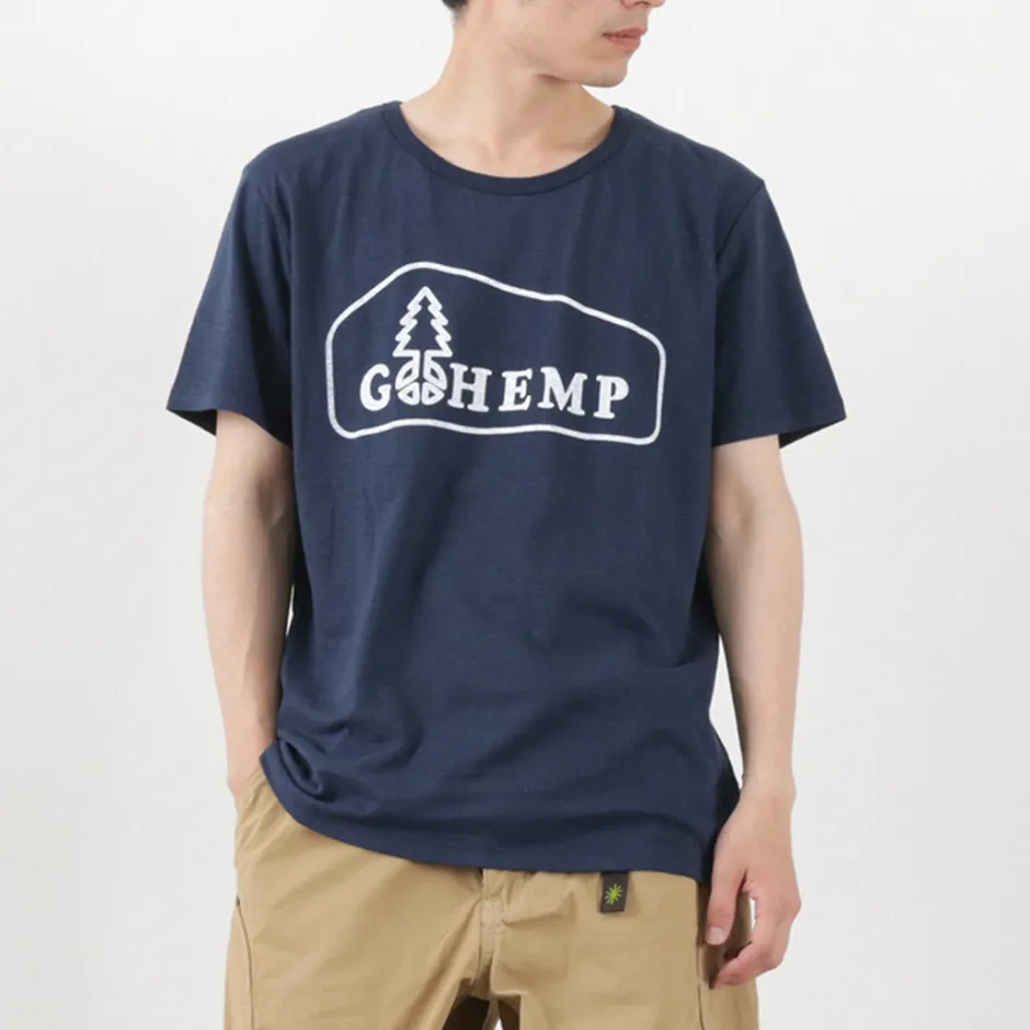 T-Shirts^GOHEMP / Box Logo Basic Short Sleeve T-Shirt