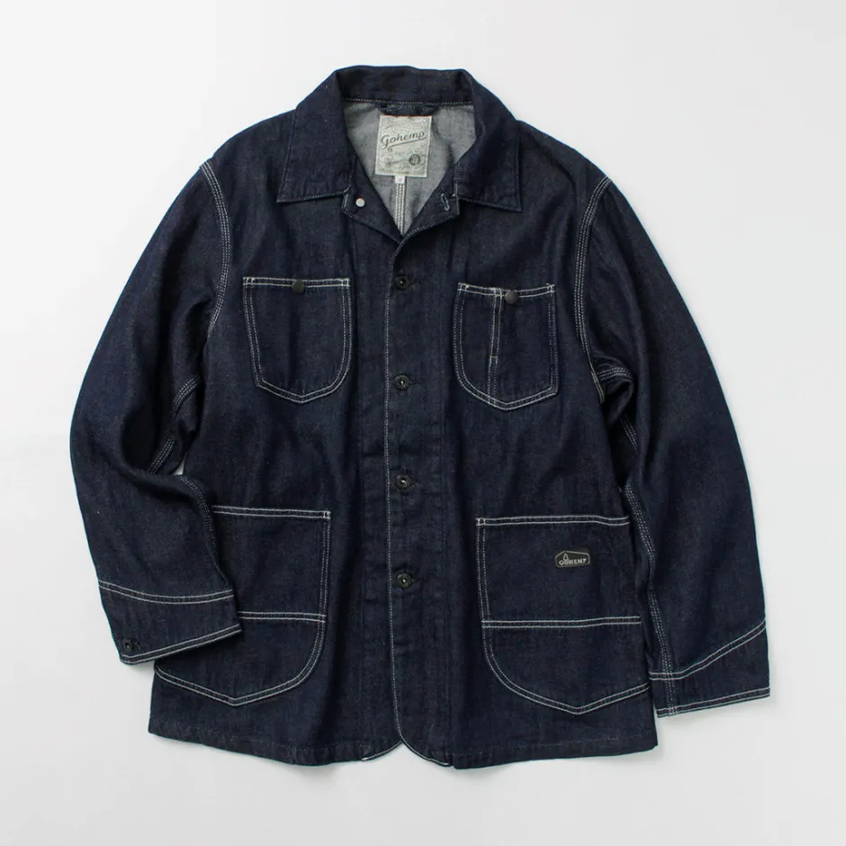 Jackets^GOHEMP / Coverall Jacket navy