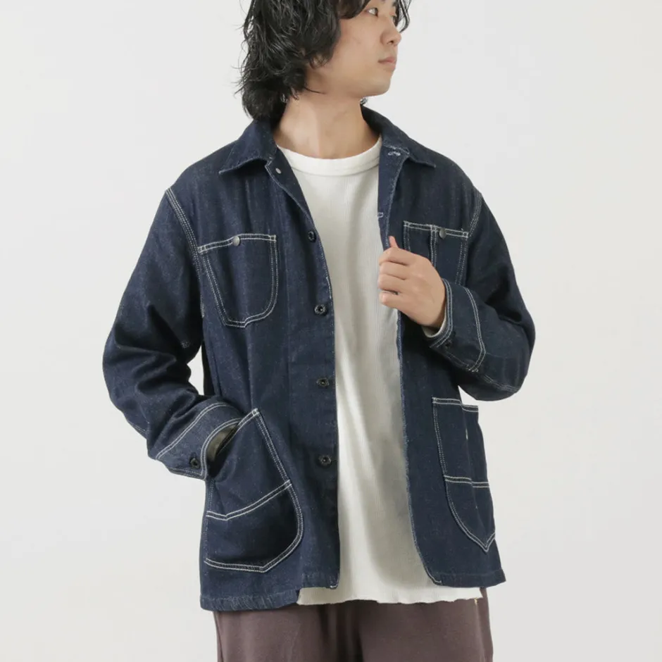 Jackets^GOHEMP / Coverall Jacket navy