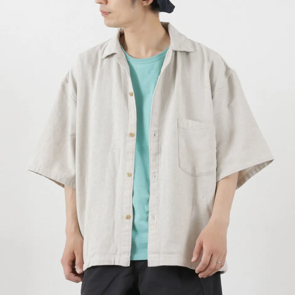 Shirts^GOHEMP / Greenhill Shirt Hemp Cotton Broken Twill