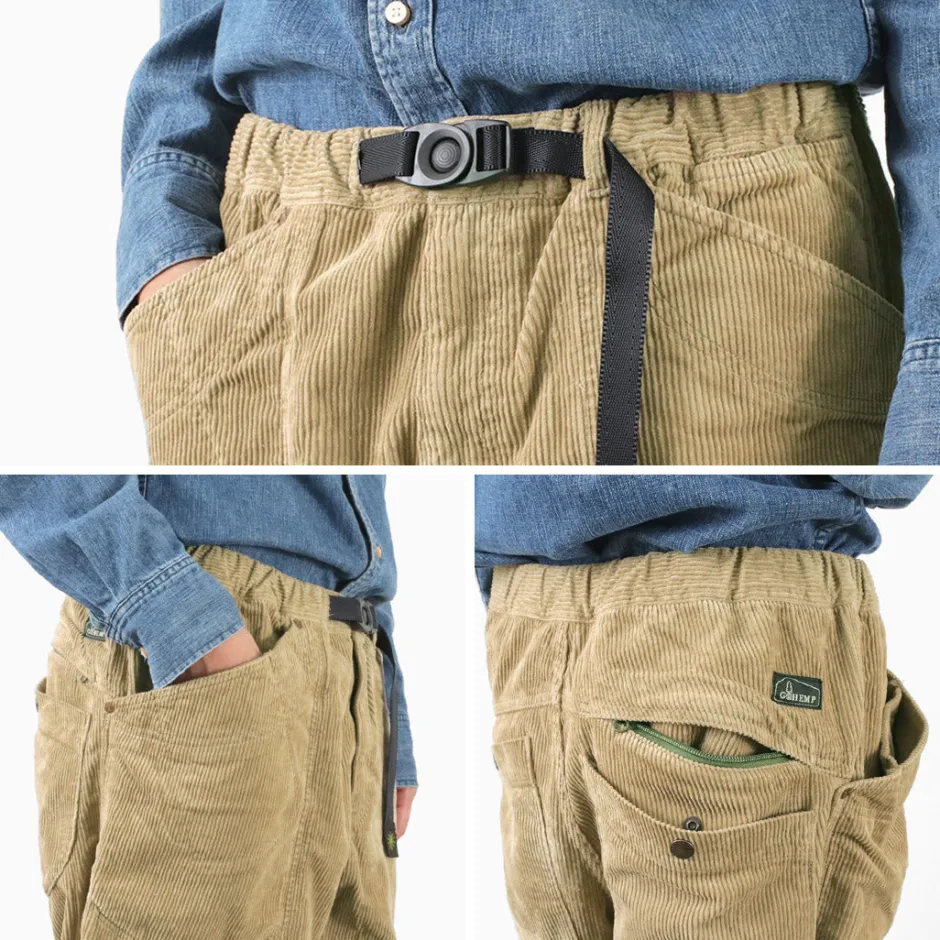Work Pants & Chinos^GOHEMP / Hemp Corduroy Traveler Easy Pants Wide Tapered