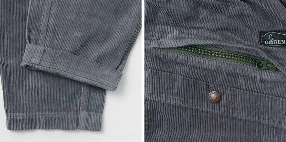 Work Pants & Chinos^GOHEMP / Hemp Corduroy Traveler Easy Pants Wide Tapered