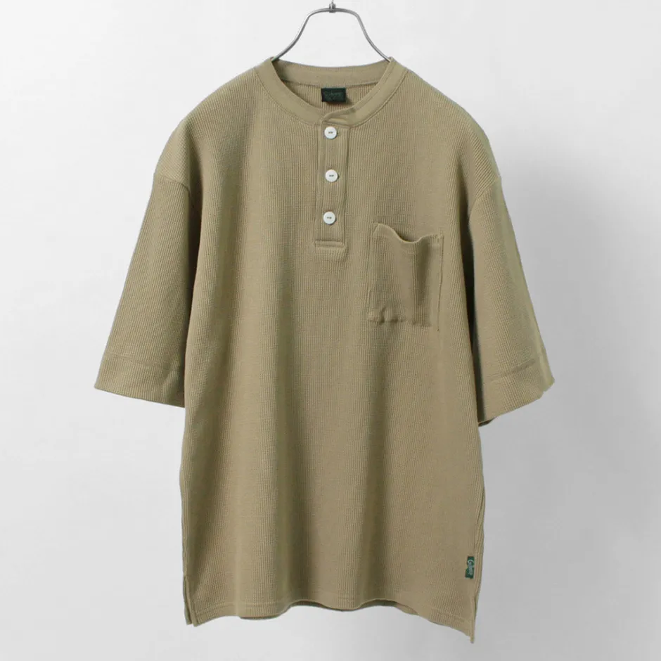 T-Shirts^GOHEMP / Henley PK Short Sleeve Shirt