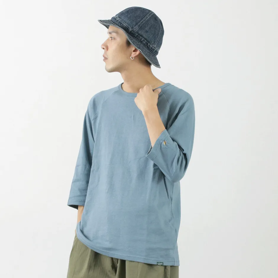 T-Shirts^GOHEMP / Sunblend warmer Baseball sleeve crew t-shirt