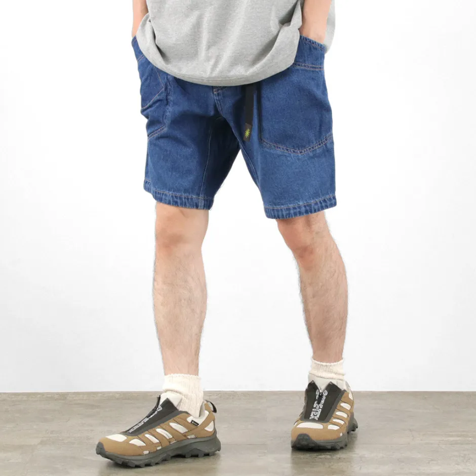 Shorts^GOHEMP / Traveler Easy Shorts Used Wash lightblue