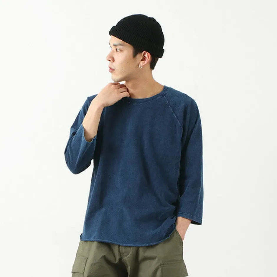 T-Shirts^GOOD ON / Baseball T-Shirt Raglan / Shave indigo