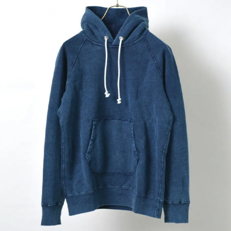 Sweatshirts^GOOD ON / GOBW1203 IS Raglan Pullover Hooded Sweatshirt indigo