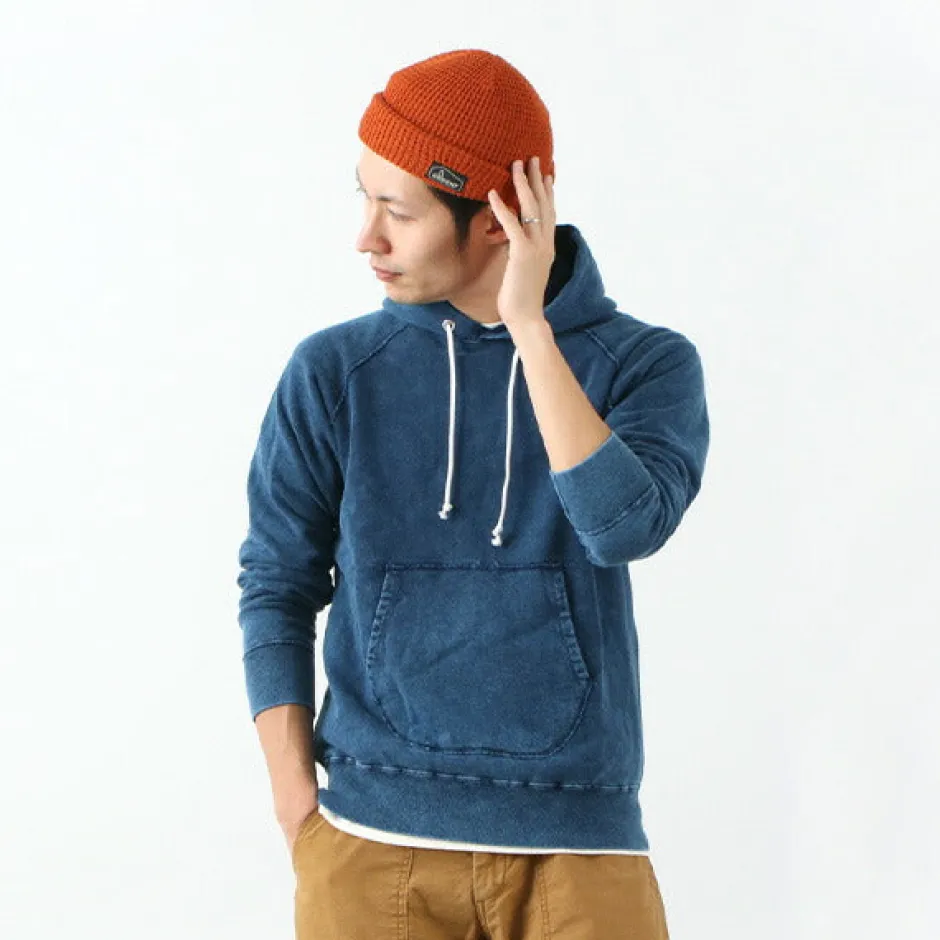 Sweatshirts^GOOD ON / GOBW1203 IS Raglan Pullover Hooded Sweatshirt indigo