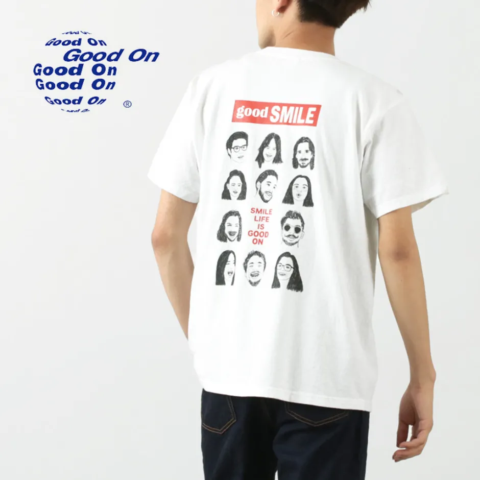 T-Shirts^GOOD ON / Good Smile T-shirt white