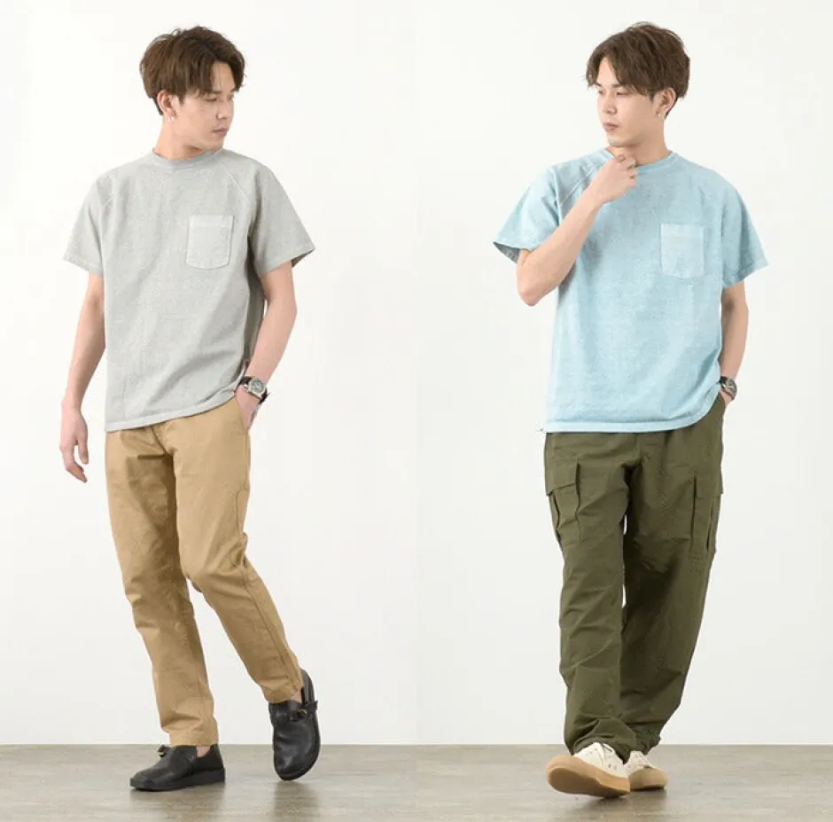 T-Shirts^GOOD ON / GOST1101 Raglan heavy pocket T-shirt short sleeve