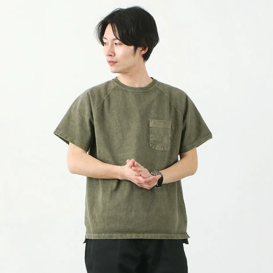 T-Shirts^GOOD ON / GOST1101 Raglan heavy pocket T-shirt short sleeve