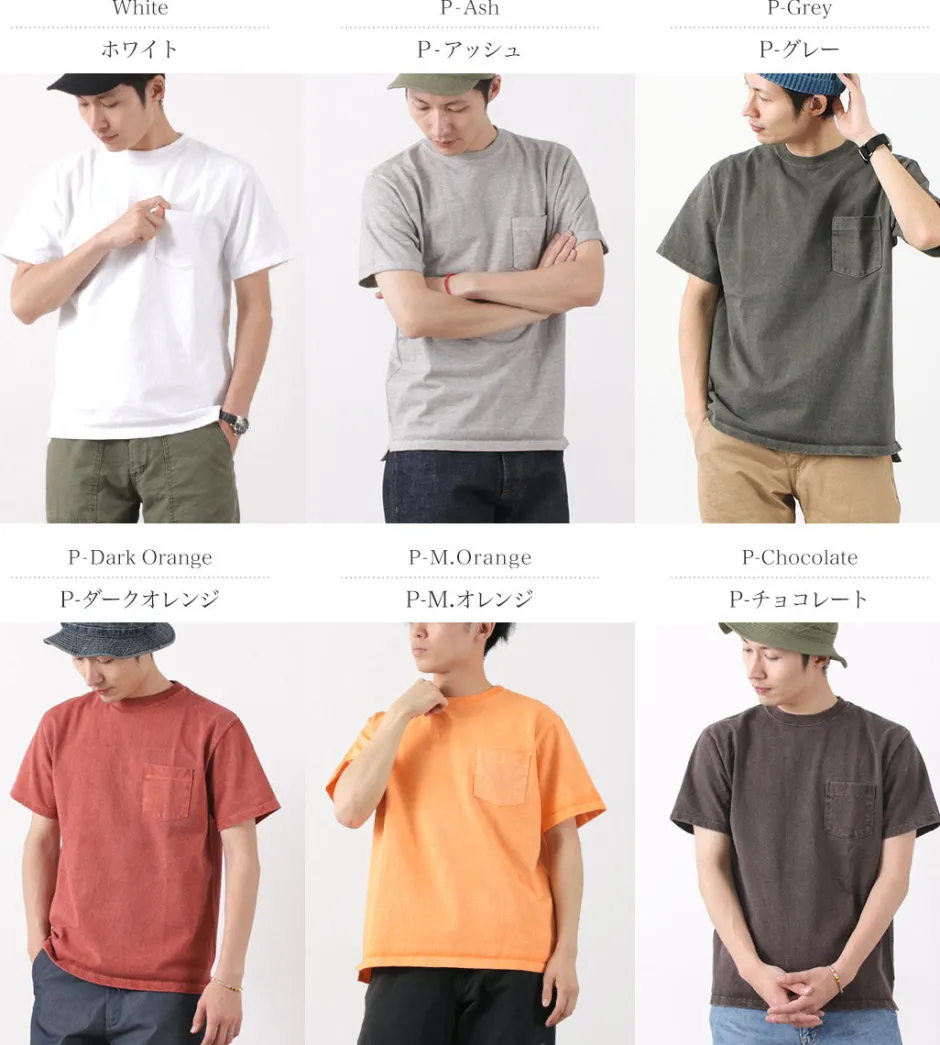 T-Shirts^GOOD ON / Heavy Set-in Sleeve Short Sleeve Pocket T-Shirt