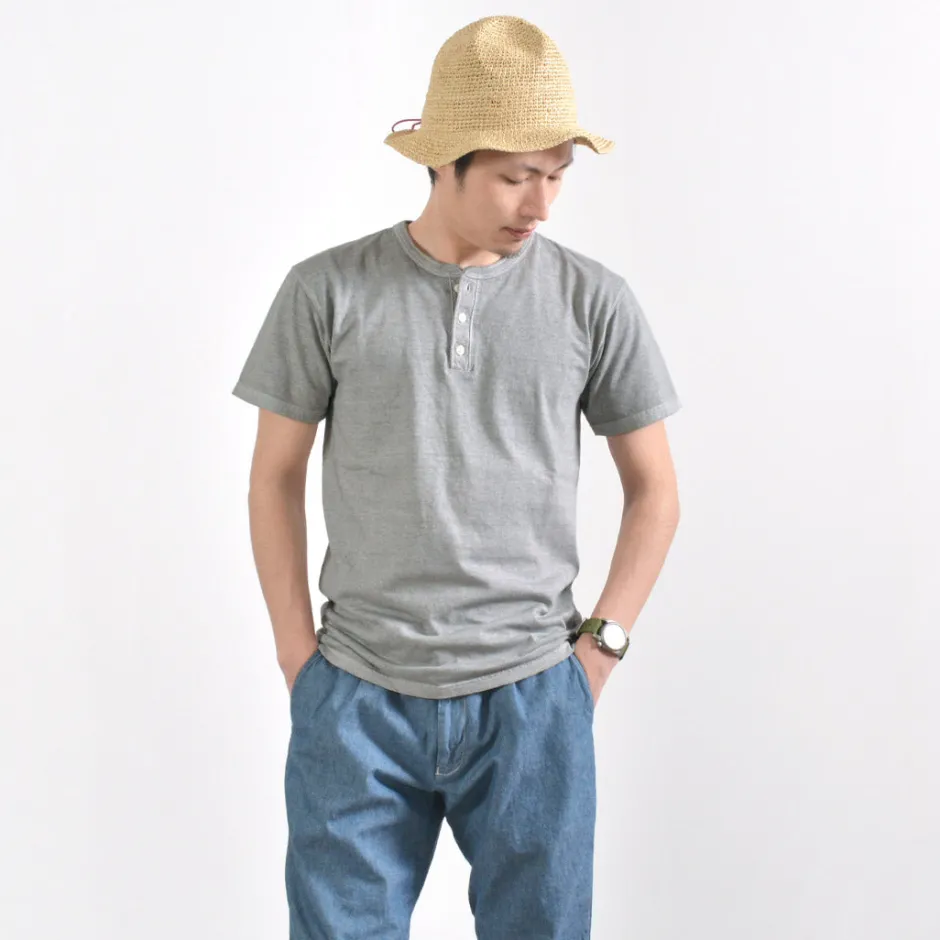 T-Shirts^GOOD ON / Short sleeve henley neck T-shirt