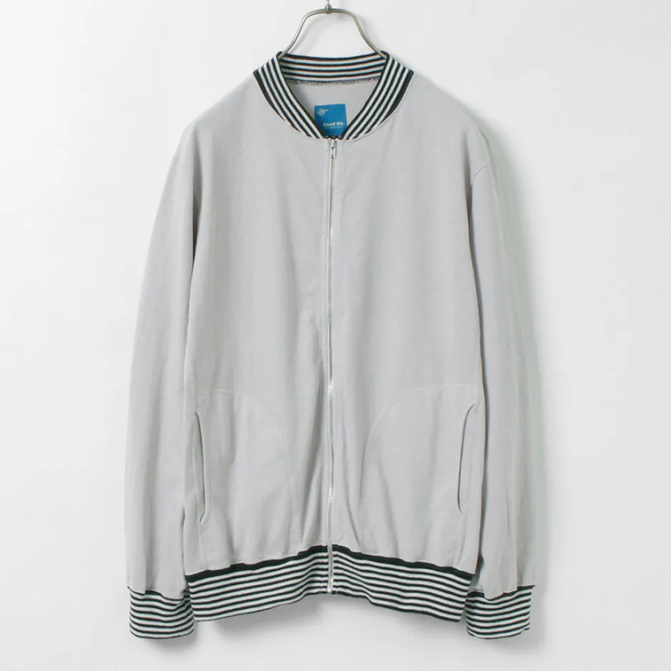 Jackets^GOOD ON / Striped Rib Tee Track Jacket