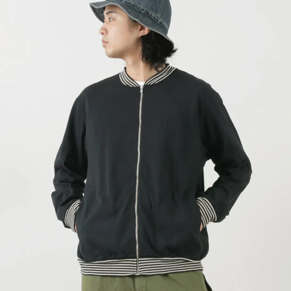 Jackets^GOOD ON / Striped Rib Tee Track Jacket