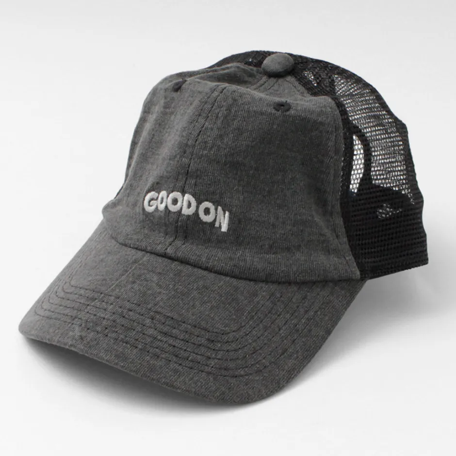 Hats^GOOD ON / TEE mesh cap embroidery