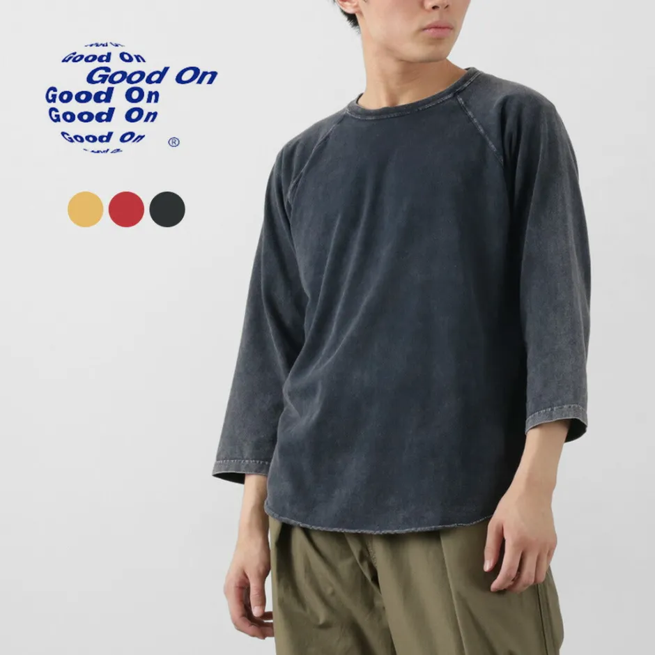 T-Shirts^GOOD ON / Vintage Dye Baseball T-shirt