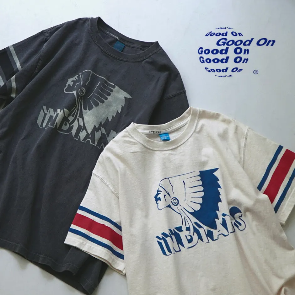 T-Shirts^GOOD ON / Vintage Sleeve Indian S/S T-Shirt