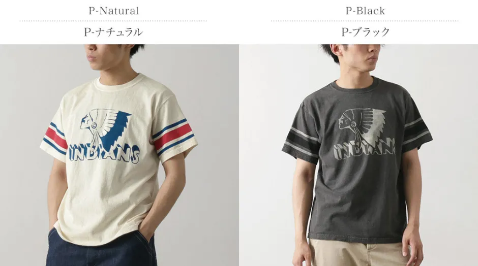 T-Shirts^GOOD ON / Vintage Sleeve Indian S/S T-Shirt