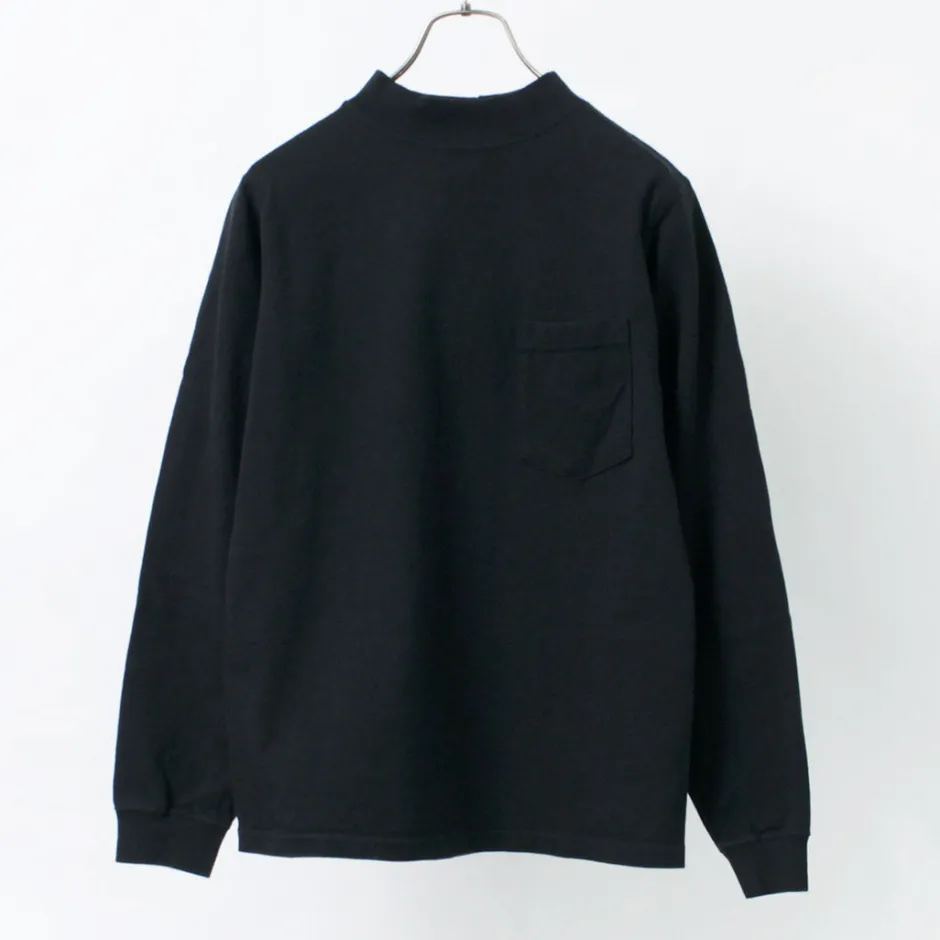 T-Shirts^GOODWEAR / Long Sleeve Mock Neck Pocket T-Shirt